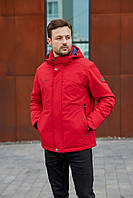Зимняя мужская куртка Black Vinyl TC22-2138Q (лёгкая зима) Красный, 48