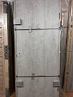 Дверь межкомнатная в сборе (дверь+короб+петли+механизм) Бетон 60х2000 70х2000, 80х2000,90*2000