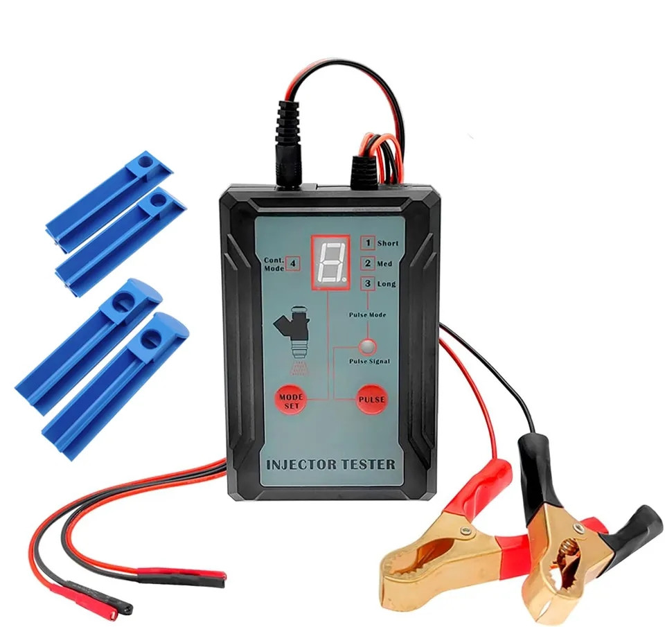 Набір для очищення й перевірки паливних форсунок INJEKTOR TESTER (12В, кейс, адаптери 4 шт.), фото 1