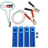 Набір для очищення й перевірки паливних форсунок INJEKTOR TESTER (12В, кейс, адаптери 4 шт.), фото 3