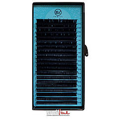 Вії для нарощування LEX чорні 0.10 D 11 мм