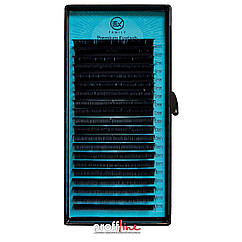 Вії для нарощування LEX чорні 0.10 D 10 мм