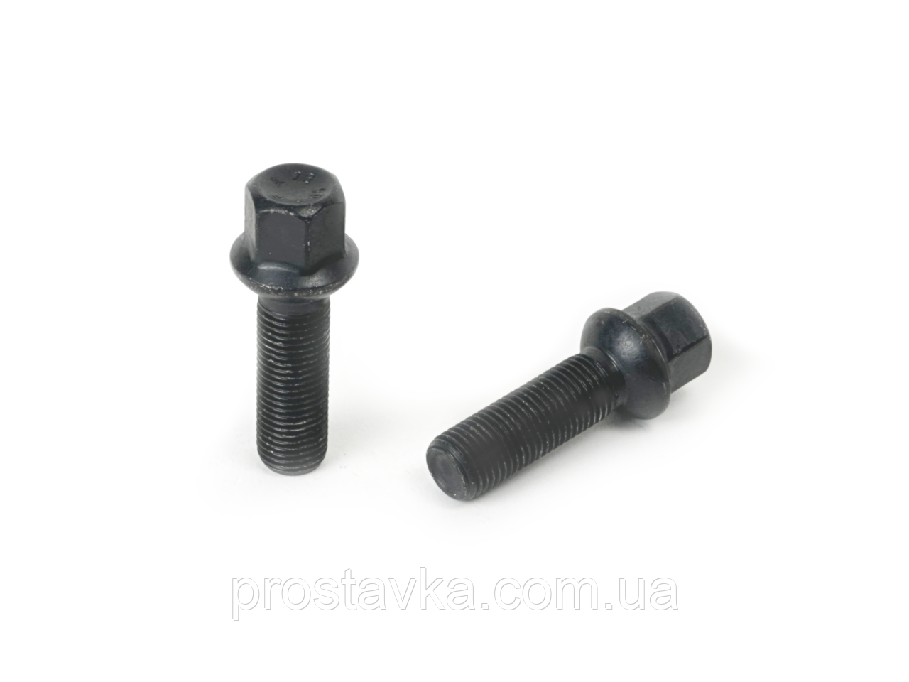 Болт FARAD ⁇ Болт М14*1,5*43 мм Сфера R13 Чорний Цинк ключ 17, фото 1