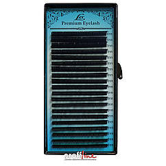 Вії для нарощування LEX чорні 0.10 D 8 мм