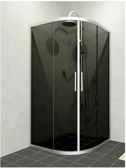 Душова кабіна Aquanil ALONZA 90х90х190 см тоноване скло, фото 1