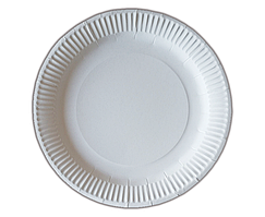 Тарілки паперові KOZA Style білі неламіновані 23см 50шт/уп