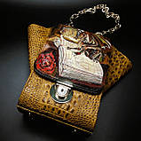 Сумка жіноча "Дракон" Silver Taurus 7653 із натуральної шкіри., фото 2