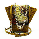 Сумка жіноча "Дракон" Silver Taurus 7653 із натуральної шкіри., фото 5