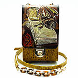 Сумка жіноча "Дракон" Silver Taurus 7653 із натуральної шкіри., фото 9