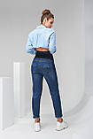 Джинси BOYFRIEND для вагітних 2313 0032 сині S, фото 4
