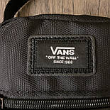 Чоловіча сумка Vans барсетка через плече поясна жіноча ванс чорна. Месенджер, бананка чоловіча. Люкс, фото 4
