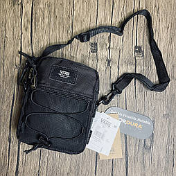 Чоловіча сумка Vans барсетка через плече поясна жіноча ванс чорна. Месенджер, бананка чоловіча. Люкс