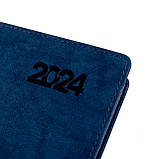 Щоденник А5 Leo Planner датований 2024 Case темно синій 368 стор, фото 9