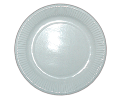 Тарілки паперові KOZA Style білі ламіновані 23см (цупкі) 50шт/уп