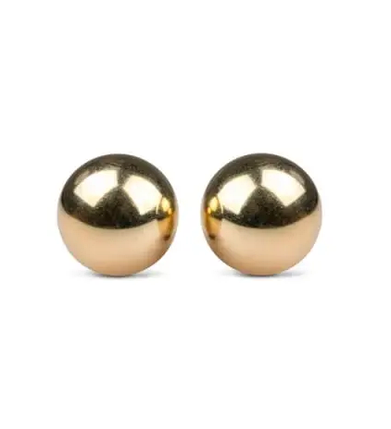 Вагінальні кульки Gold ben wa balls, 22 мм, фото 2