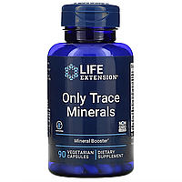 Life Extension, Only Trace Minerals, мікроелементи, 90 вегетаріанських капсул