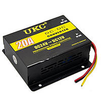 Перетворювач напруги в машину Ukc Ddc-20a dc-dc 24v-12v 20a