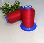 Нитка промислова стрейч червона 3000м