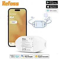 Розумне реле Meross Smart Wi-Fi Switch (MSS710HK) Apple HomeKit, Amazon Alexa, Google Assistant, SmartThings