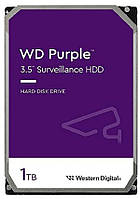 Жорсткий диск 3.5"   1TB Western Digital WD Purple  (SATA 6Gb/s, 64MB, 5400rpm) (WD11PURZ) (код 137297)
