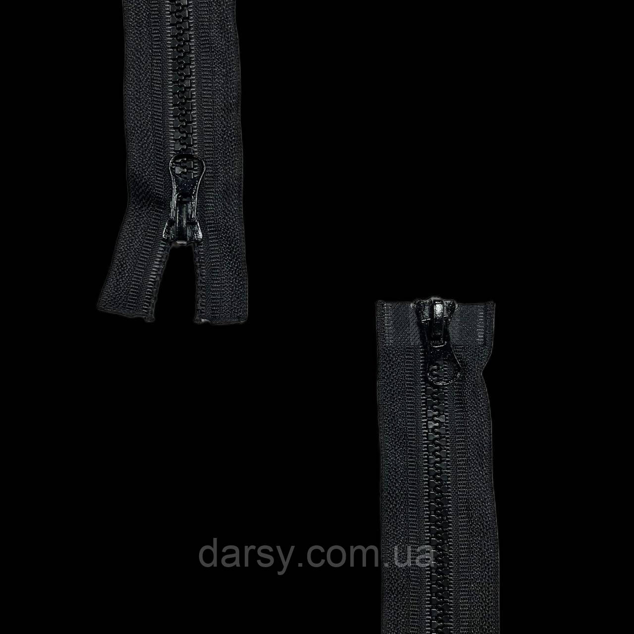 Тракторна блискавка на 2 бігункаТ-5/2 85 см колір чорний, фото 1