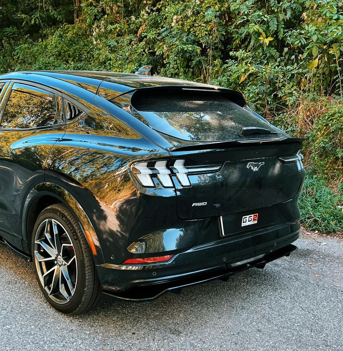 Дифузор Ford Mustang Mach-E тюнінг обвіс спідниця елерон, фото 1