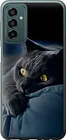 Чехол с принтом для Samsung Galaxy M23 / на самсунг галакси М23 с рисунком Дымчатый кот