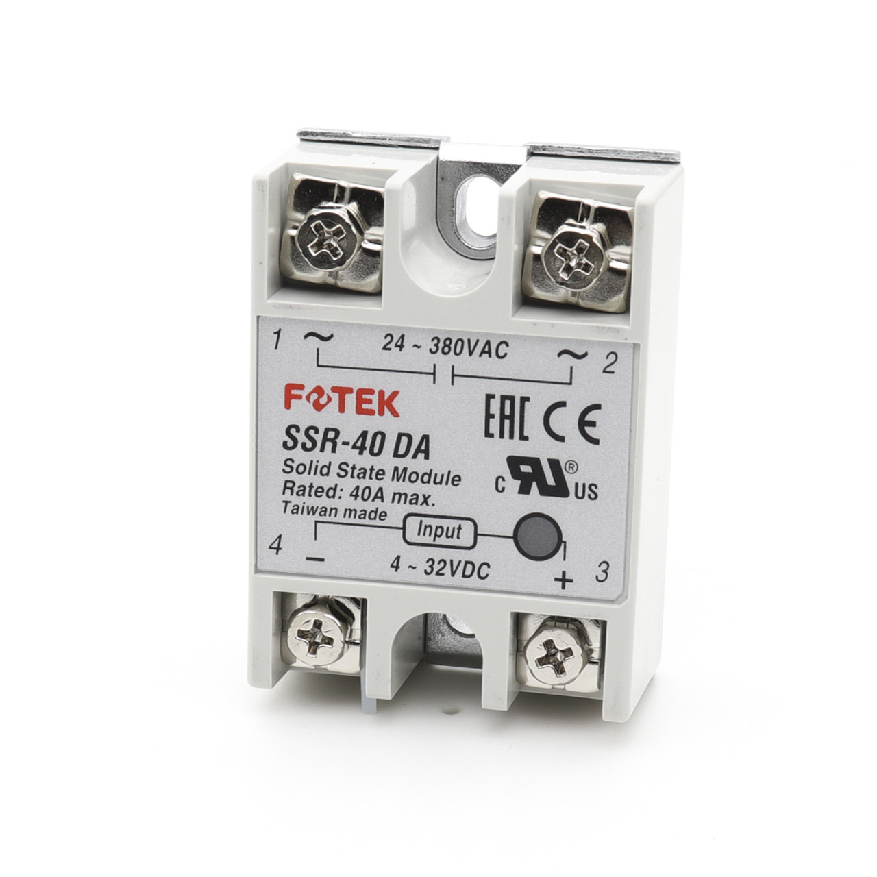 Оригінальне однофазне твердотільне реле FOTEK SSR-40 DA