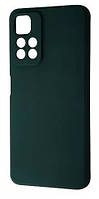 Чехол силиконовый для Xiaomi Redmi Note 11 Pro Dark Green