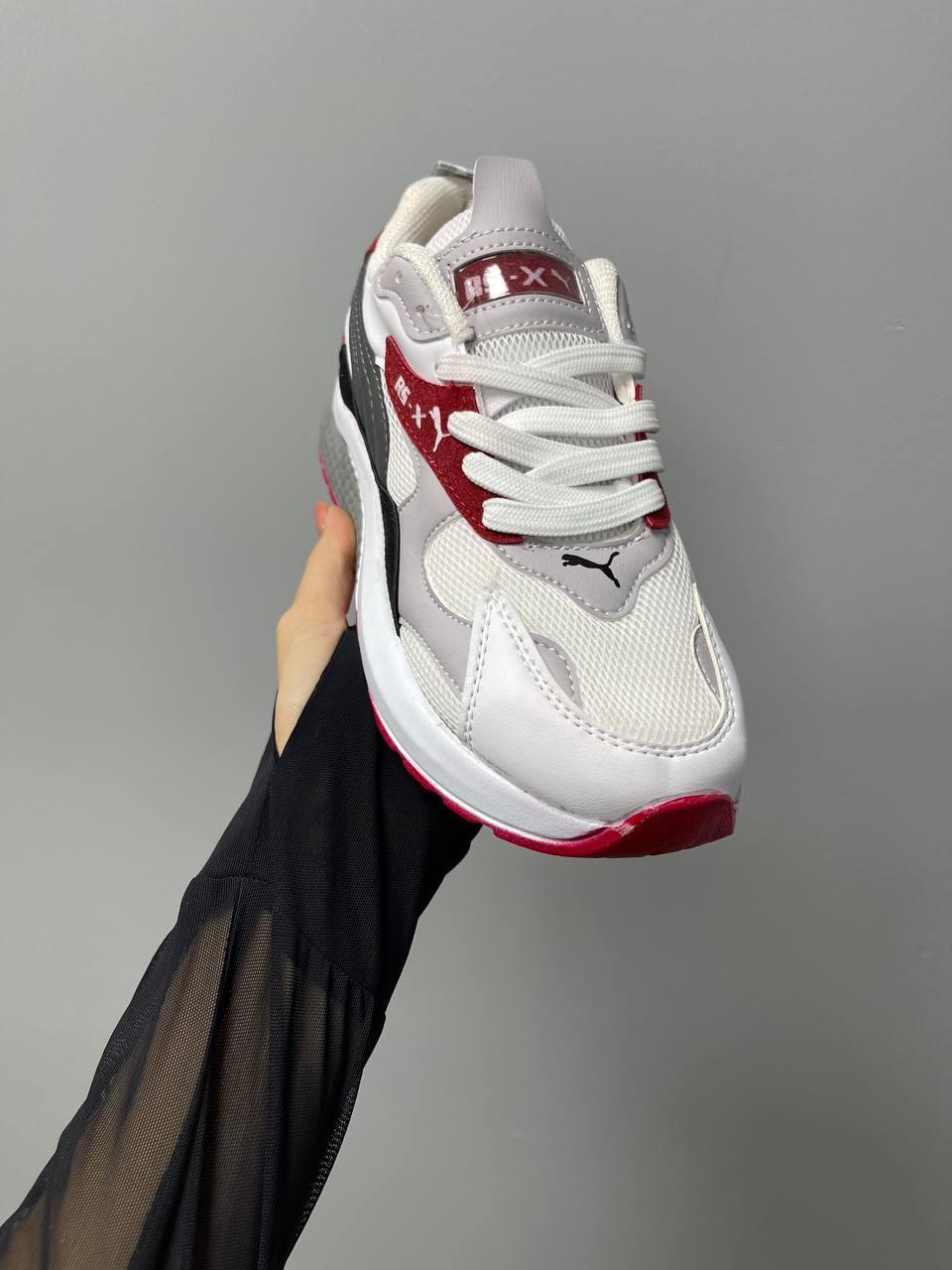 Puma rs x white clearance red