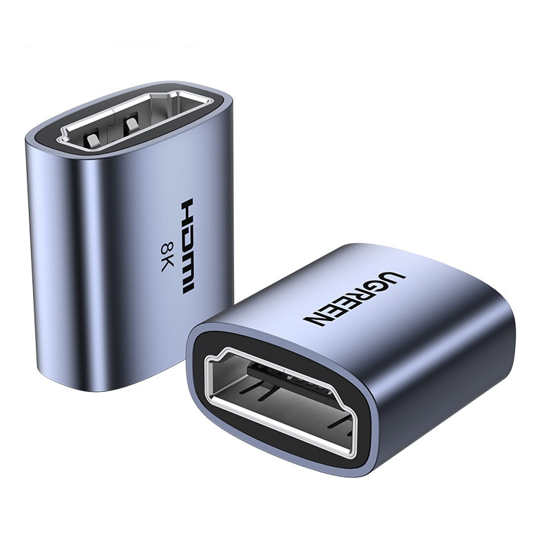 Сплітер адаптер Ugreen HDMI 8K Female to Female Adapter For Extension (сірий) HD159