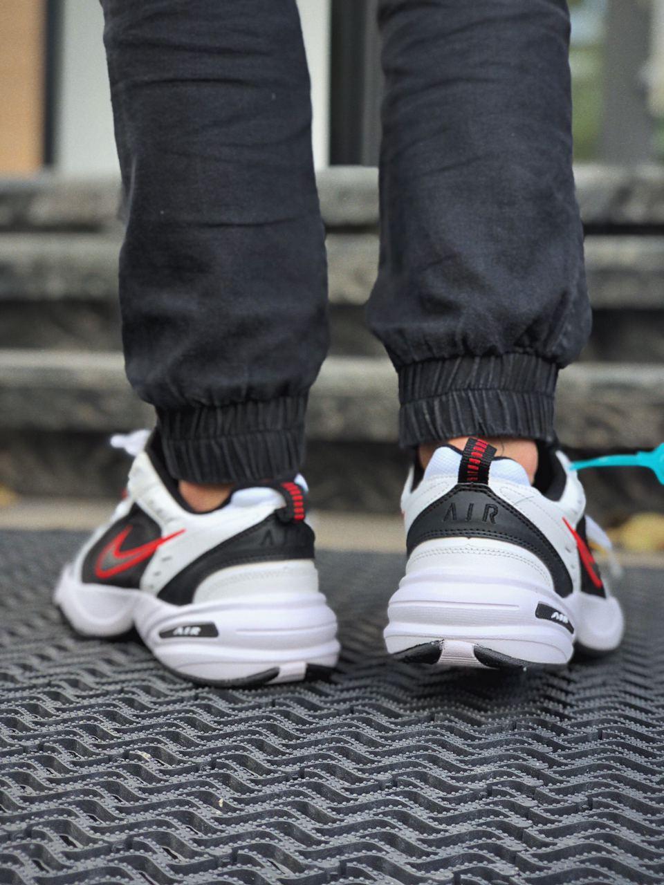 Nike Air Monarch Black White Red Logo 37 ID 1960350185