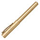 Ручка перова Faber-Castell GRIP 2011 Gold Edition корпус золотий металік, перо F (0.5 мм), 140932, фото 5