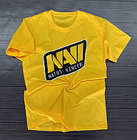 Хлопковая футболка navi нави (Natus Vincere), мужская одежда Navi dota Дота - размер S