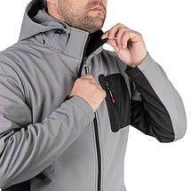 Робочий одяг куртка з капюшоном SOFTSHELL "SP-3121" (Intertool), фото 6