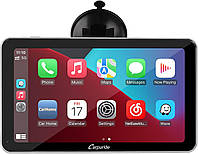 Автомобильный Carpuri 7-дюймовый сенсорный портативный экран Full HD с беспроводным Apple Carplay Android Auto