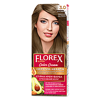 Стійка крем-фарба для волосся Florex КЕРАТИН 3.0 Русявий, 120 мл