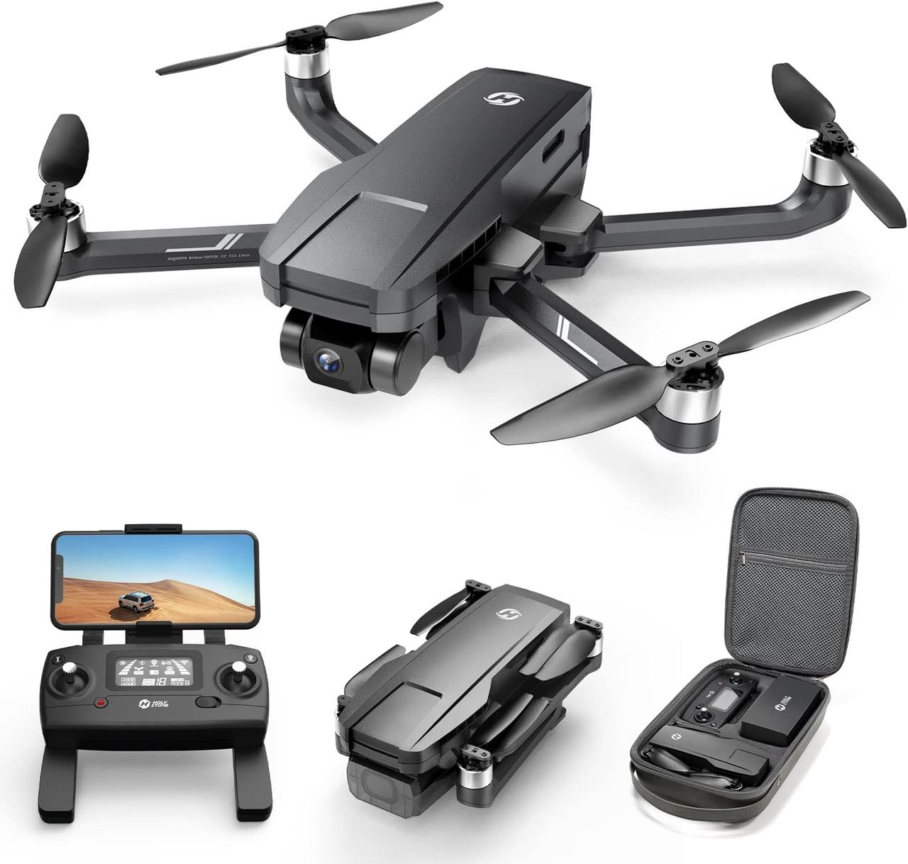 1 Holy Stone 2 Axis Gimbal GPS Drone 4K EIS