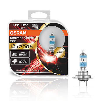 Автолампа OSRAM 64210NB200-HCB H7 Night Breaker +200% 55W 12V PX26d HardDuopet