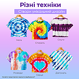 3 кольори Подарунковий дітячий набір tie-dye футболка, Комплект для творчості / дослідів, фото 3