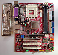 938 MSI KM4M-V MS-7061 VER:1.0 Socket A (Socket 462) DDR1 AGP материнская плата рабочая