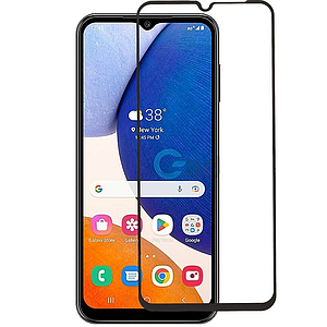 Захисне скло для Samsung Galaxy A14 захисне скло 5д HQ на телефон самсунг а14 чорне hqg