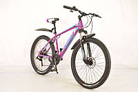Велосипед HAMMER S200 26 дюймов Рама 17 фиолетовый/ спортивный горный алюминиевый