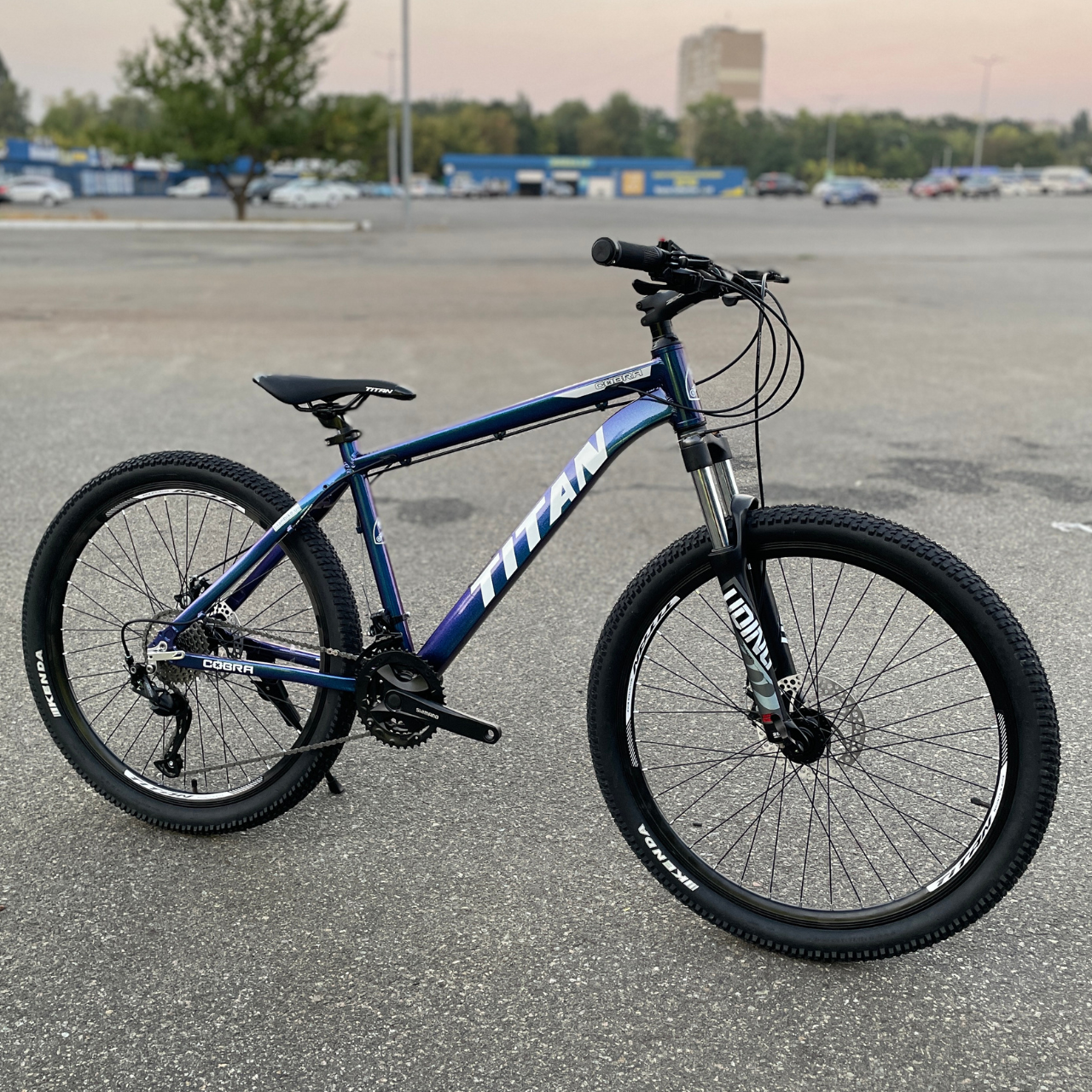 Велосипед Titan 29" Cobra 2023 Алюмінієва Рама-20" синій/ зріст 175-190 см