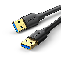 Кабель USB-A 3.0 Ugreen Male to Male AM/AM Cable 2м (черный) US128