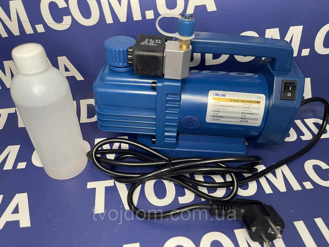 Вакуумний насос VALUE mini VI 115 S-M (1-о ступ.51л/хв)