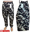 Штани чоловічі камуфляжні 48-54 трикотаж фліз, фото 4