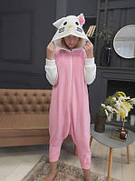 Кігурумі дитяча костюм піжама Хеллоу Кітті Hello Kitty рожева зріст 104 см.