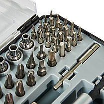 Викрутка Vitals Master з набором насадок та головок, 57 шт., фото 5