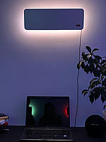 Умный настенный светильник "LED ART" - 50 см, белый настенный светильник неоновый, настенная неоновая лампа Белый, 500